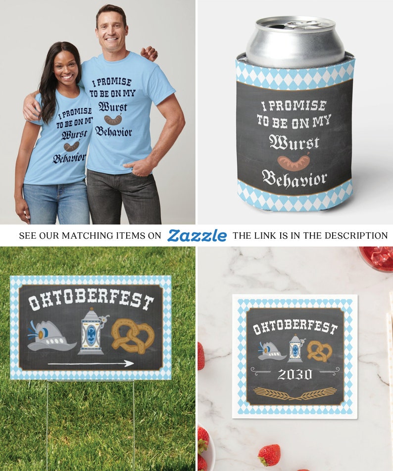 Inbjudan till Oktoberfest Prost! Ölfestinbjudan Redigerbar födelsedagsfestinbjudan till Oktoberfest Utskrivbar födelsedagsfest med öl bild 10