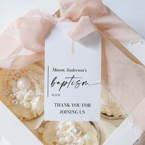 Taufe Gefälligkeiten Tag Vorlage Taufe Dankeschön Tag Printable Taufe Gefälligkeiten Minimal Ästhetik Junge Taufe Mädchen Taufe Erstkommunion