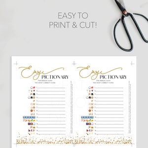 New Years Eve Emoji Pictionary Game Template, Printable Games, Kids NYE Party Game, Fun New ...