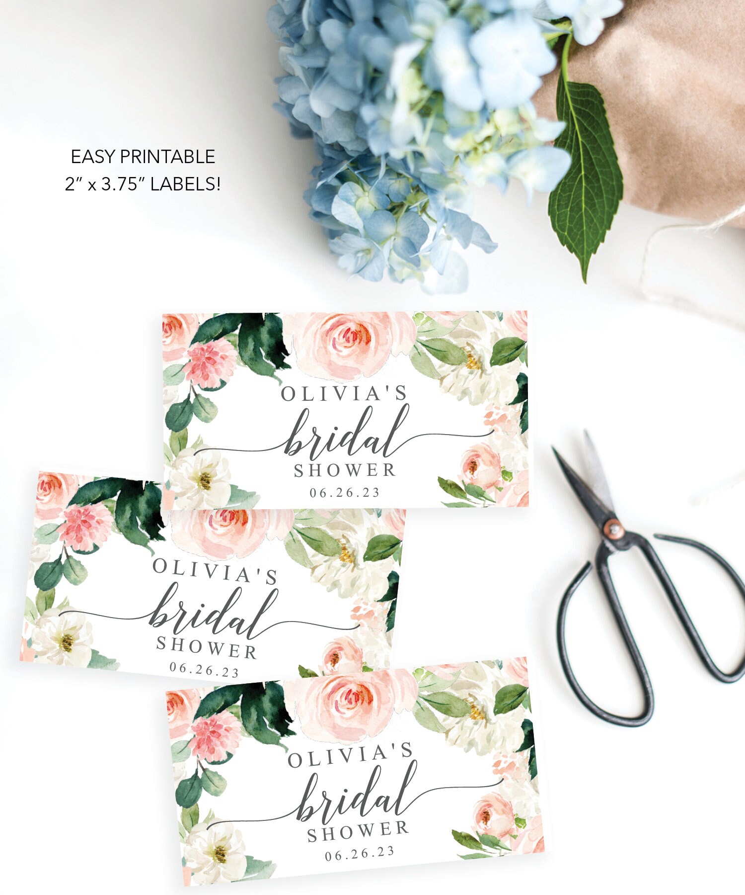 Image 7 for Bridal Shower Label Templates