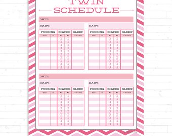 Twin Baby Feeding Tracker Mewl Twins Daily Log Whiteboard Reusable