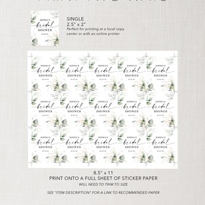 Mini Wine Bottle Labels, Bridal Shower Favors, Printable Labels, Bridal ...