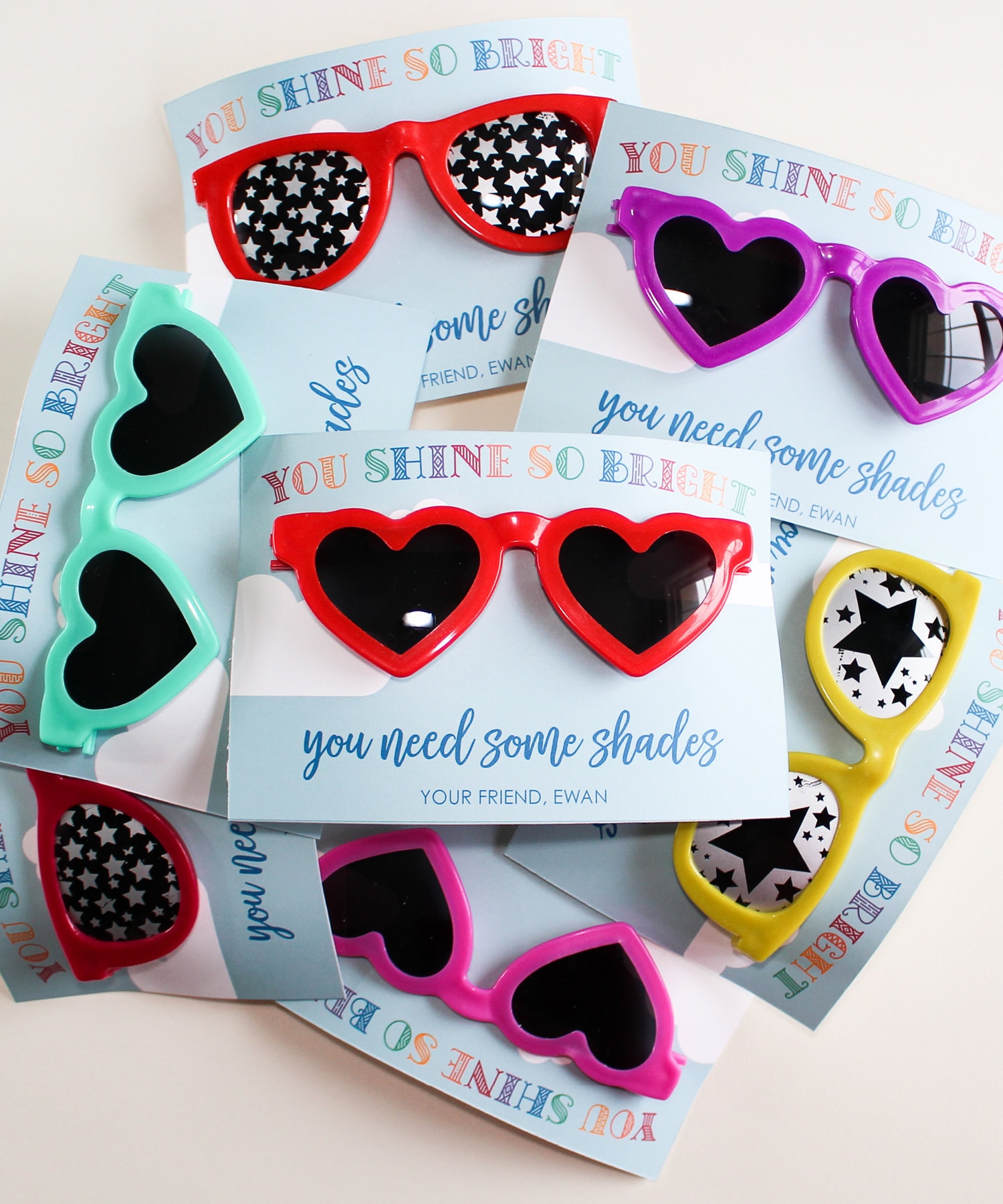 Valentines Cards for Sunglasses