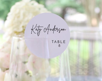 Champagne Glass Escort Cards - Etsy