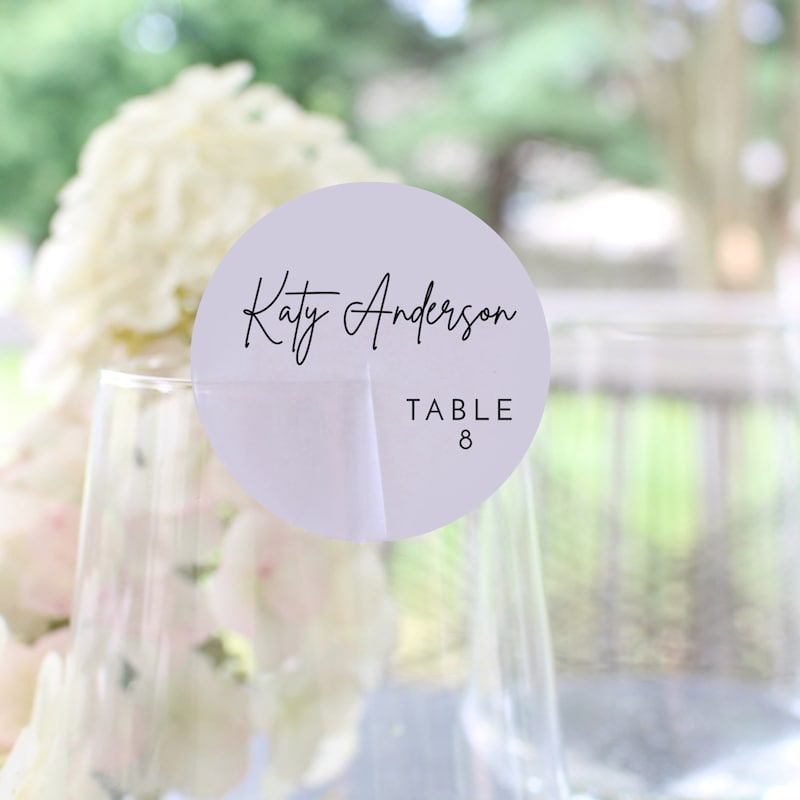 Champagne Glass Escort Cards - Etsy