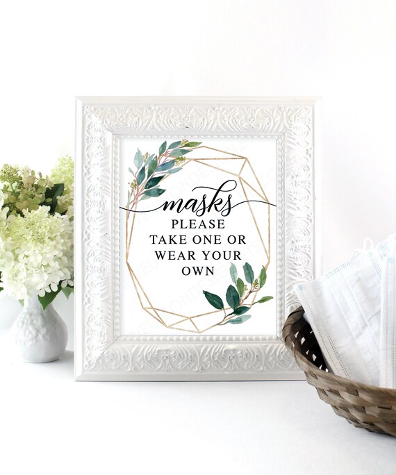 Printable Wear A Mask Sign Social Distancing Instant Download Etsy In 2020 Instant Download Etsy Wedding Signs Wedding Invitation Samples