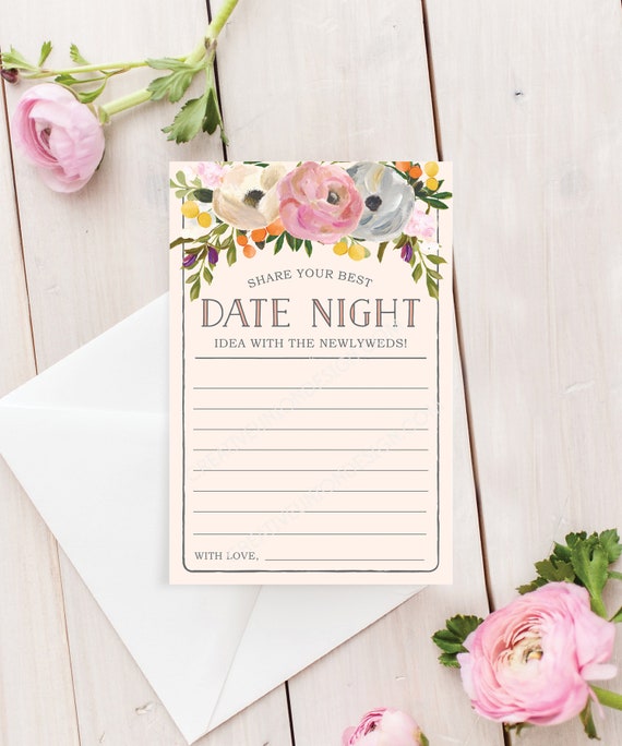 Date Night Ideas Bridal Shower Jar Wedding Image 0