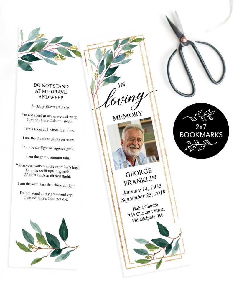 funeral-bookmark-with-purple-roses-funeral-templates