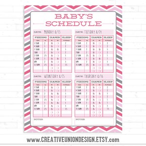 Twin Schedule - Twin Feeding Schedule - Breast Feeding Schedule - Baby ...