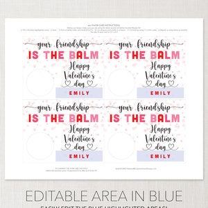 Valentine EOS Lip Balm Printable, Happy Valentine's Day, Printable ...