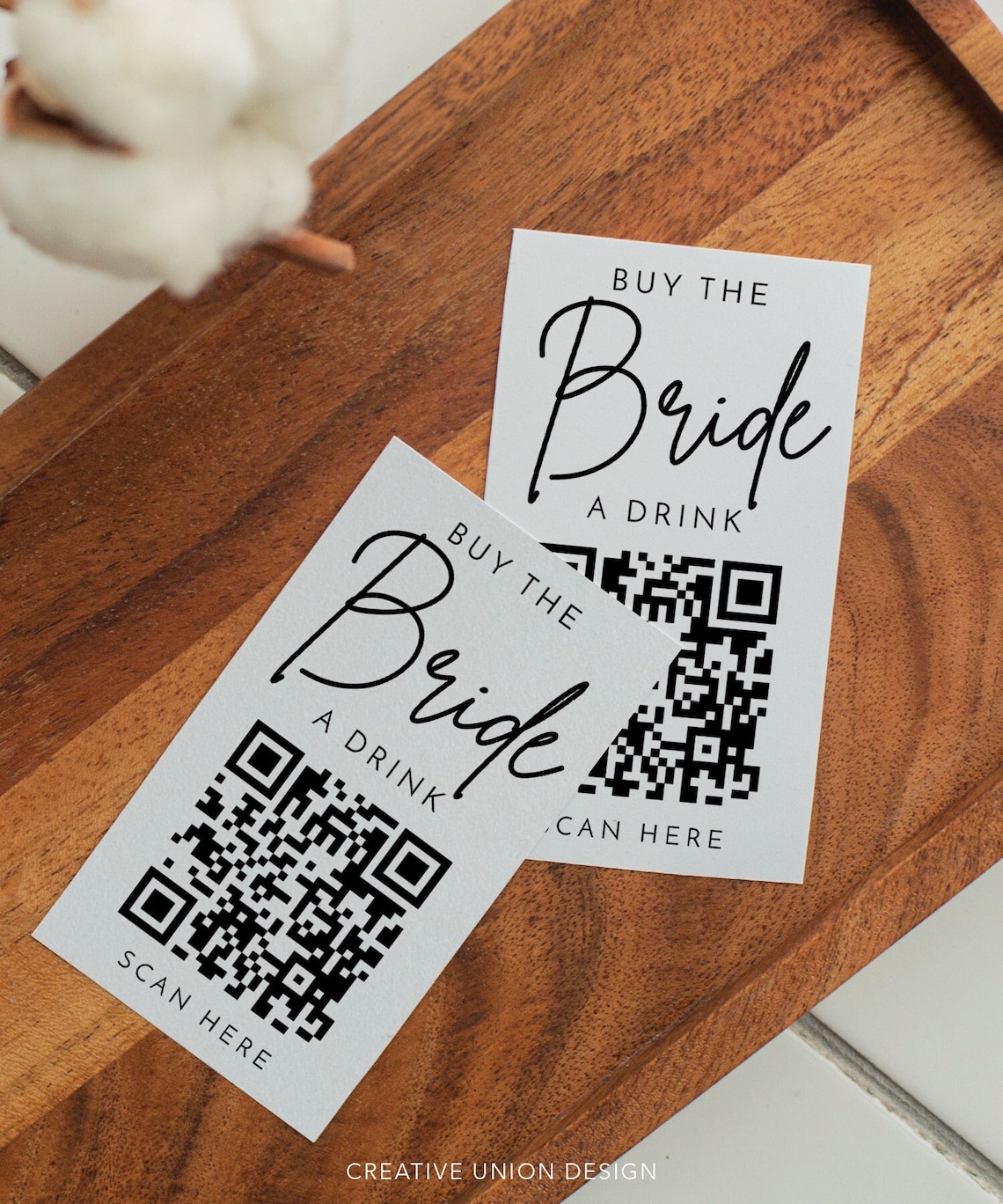 Buy the Bride A Drink Template Bachelorette Party Venmo QR - Etsy