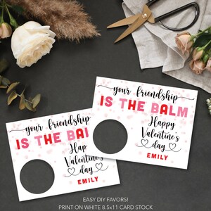 Valentine EOS Lip Balm Printable, Happy Valentine's Day, Printable ...