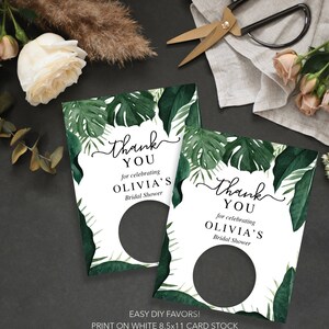 EOS Lip Balm Bridal Shower Favors Printable Personalized Thank You ...