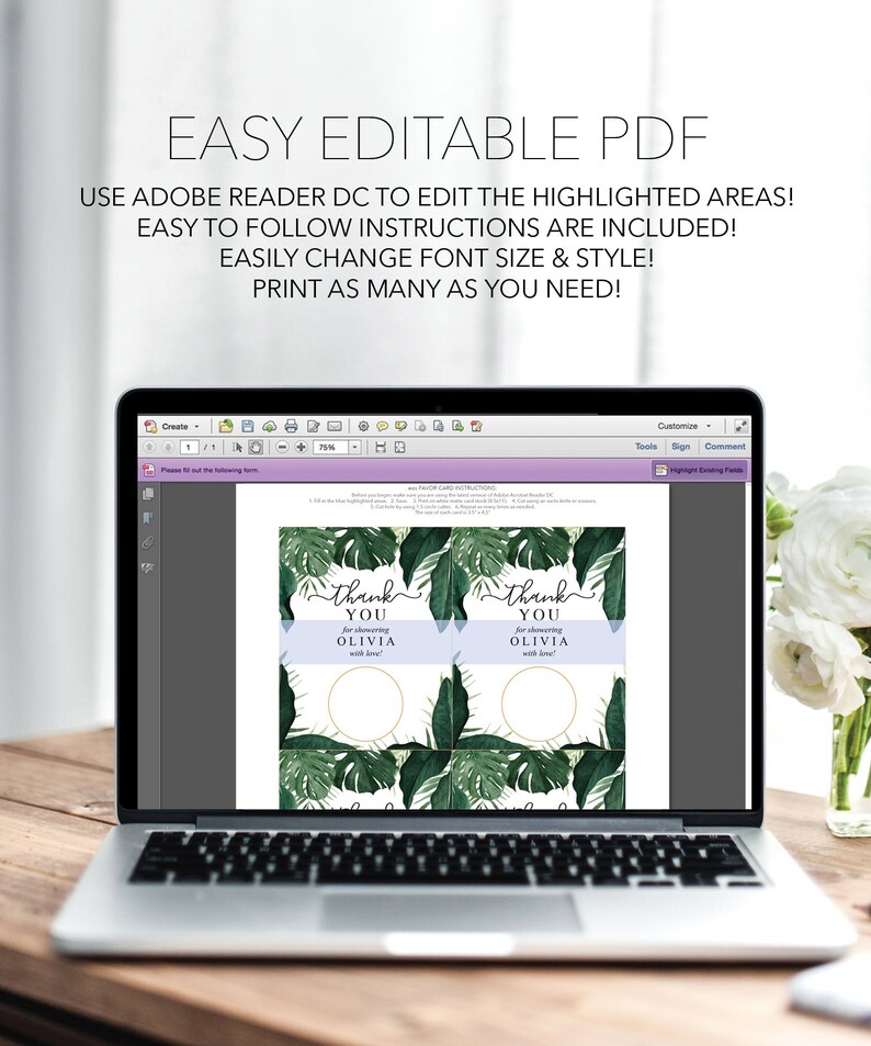 EOS Lip Balm Bridal Shower Favors Printable Personalized - Etsy