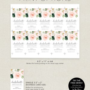 Bachelorette Party Survival Kit, Bachelorette Party Favor Bags ...