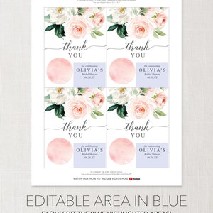 EOS Lip Balm Bridal Shower Favors, Printable, Thank You Favors, Easy ...