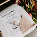 Newspaper Wedding Program, Fully Editable, Printable Wedding Programs, Wedding Program Template, Fun Wedding Programs, Decor, Newspaper, DIY