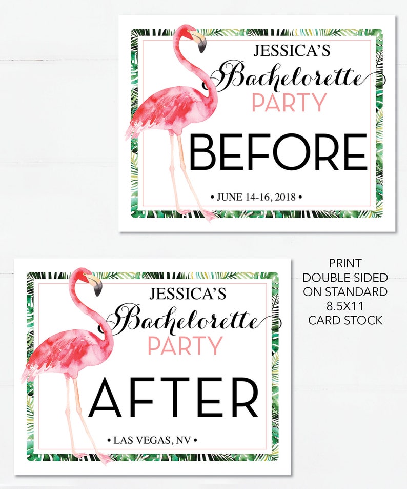 Bachelorette Party Before And After Photo Props Mug Shot | Etsy