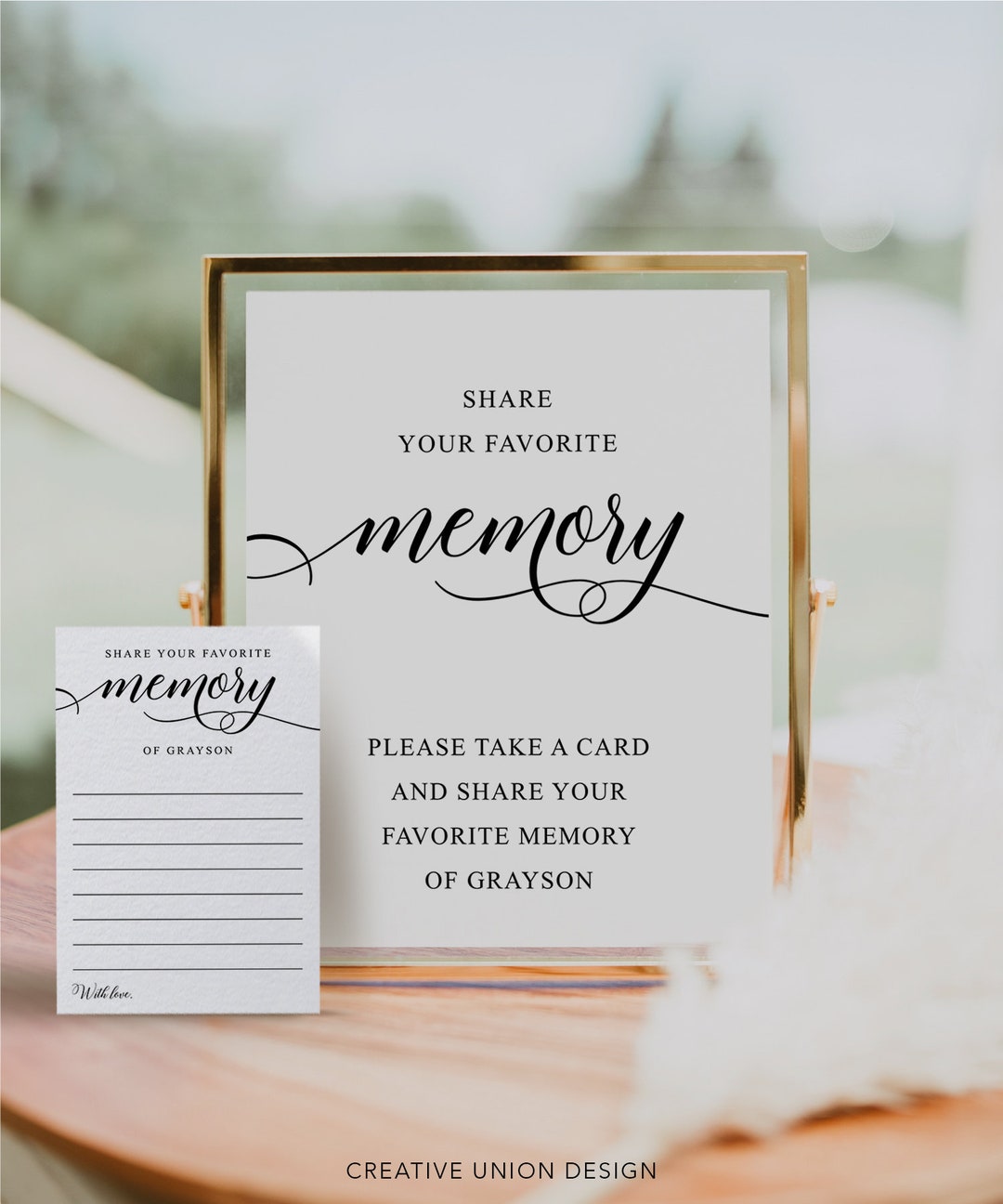 share-a-memory-card-template-personalized-favorite-memory-memorial-card-keepsake-funeral-card-guest-book-alternative-printable-4x6-card-etsy