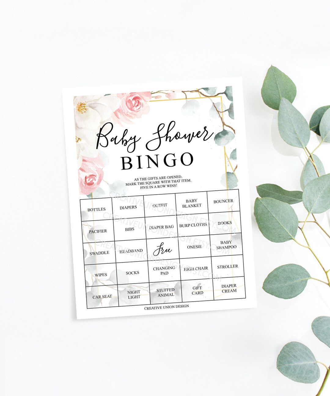 Virtual Baby Shower Games Bingo Baby Shower Games Printable Girl Baby