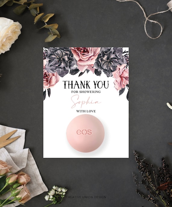 Goth Bride Halloween EOS Lip Balm Bridal Shower Favors, Bridal Shower ...