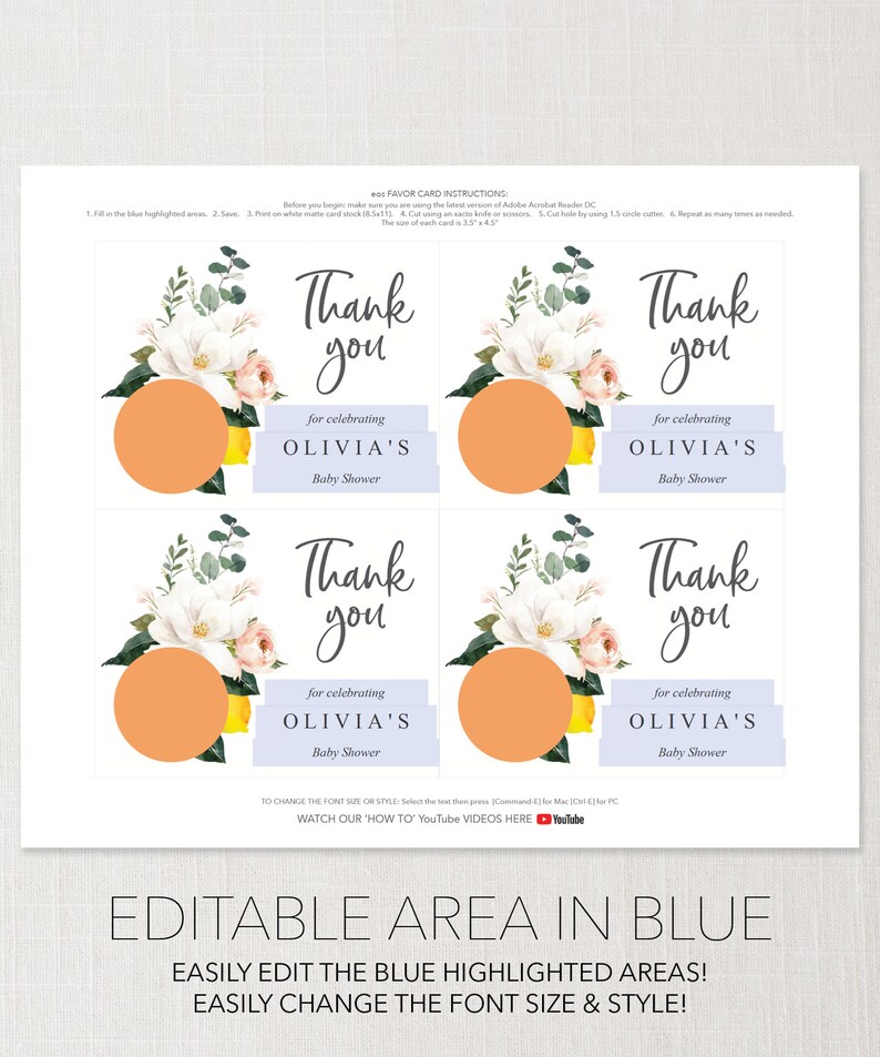 EOS Lip Balm Bridal Shower Favors Printable Personalized - Etsy