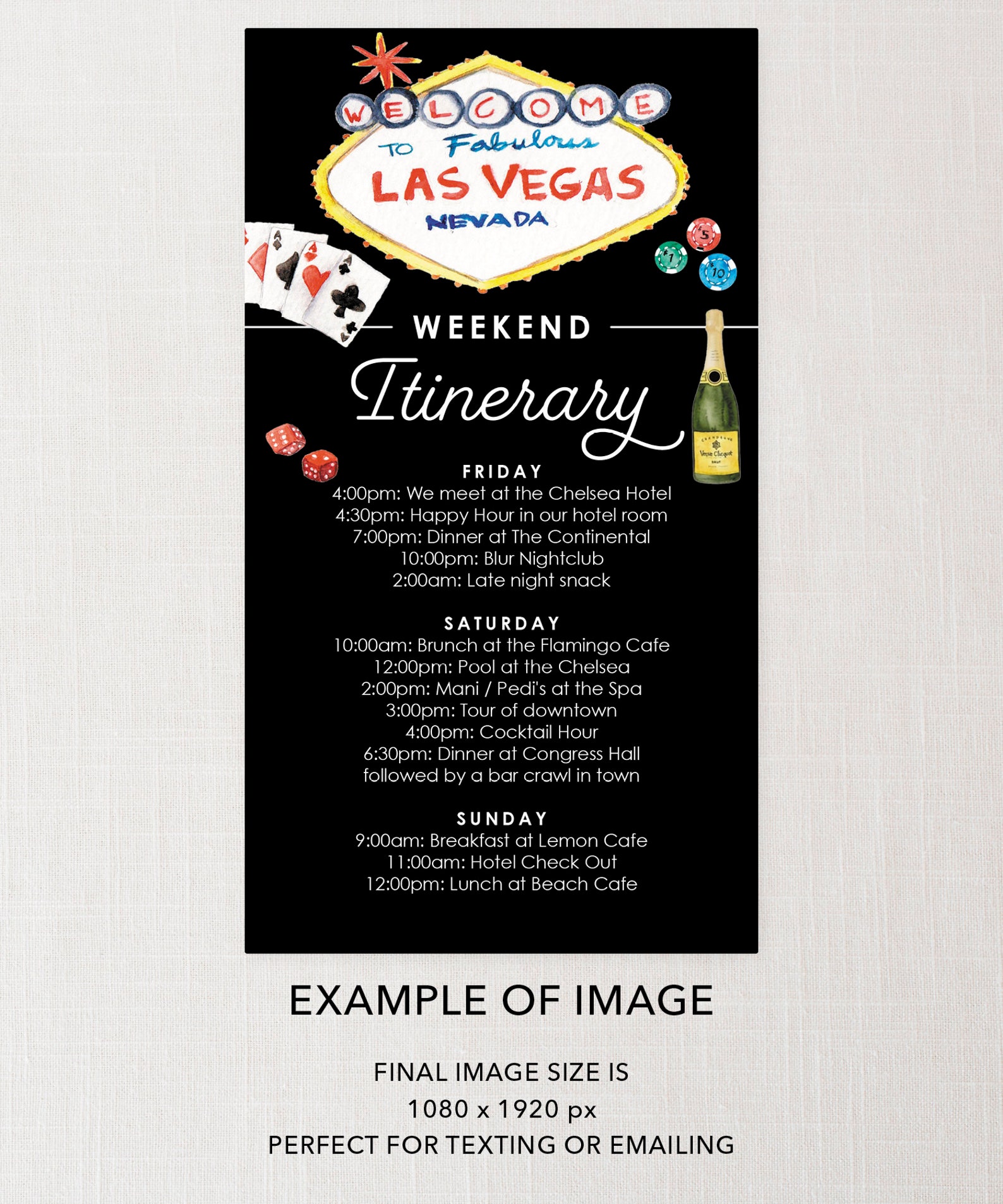 Vegas Weekend Itinerary Template Digital Schedule Wedding Etsy Vegas Weekend Itinerary Template Digital Schedule Wedding Etsy