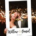 Elegant Wedding Photo Prop Frame Template, Wedding Decorations, Wedding Signs, Wedding Photo Booth, Minimal, Modern, Classic
