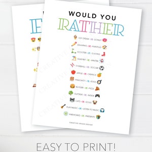 Kids Birthday Printable Games Bundle, Birthday Party Games, Birthday ...