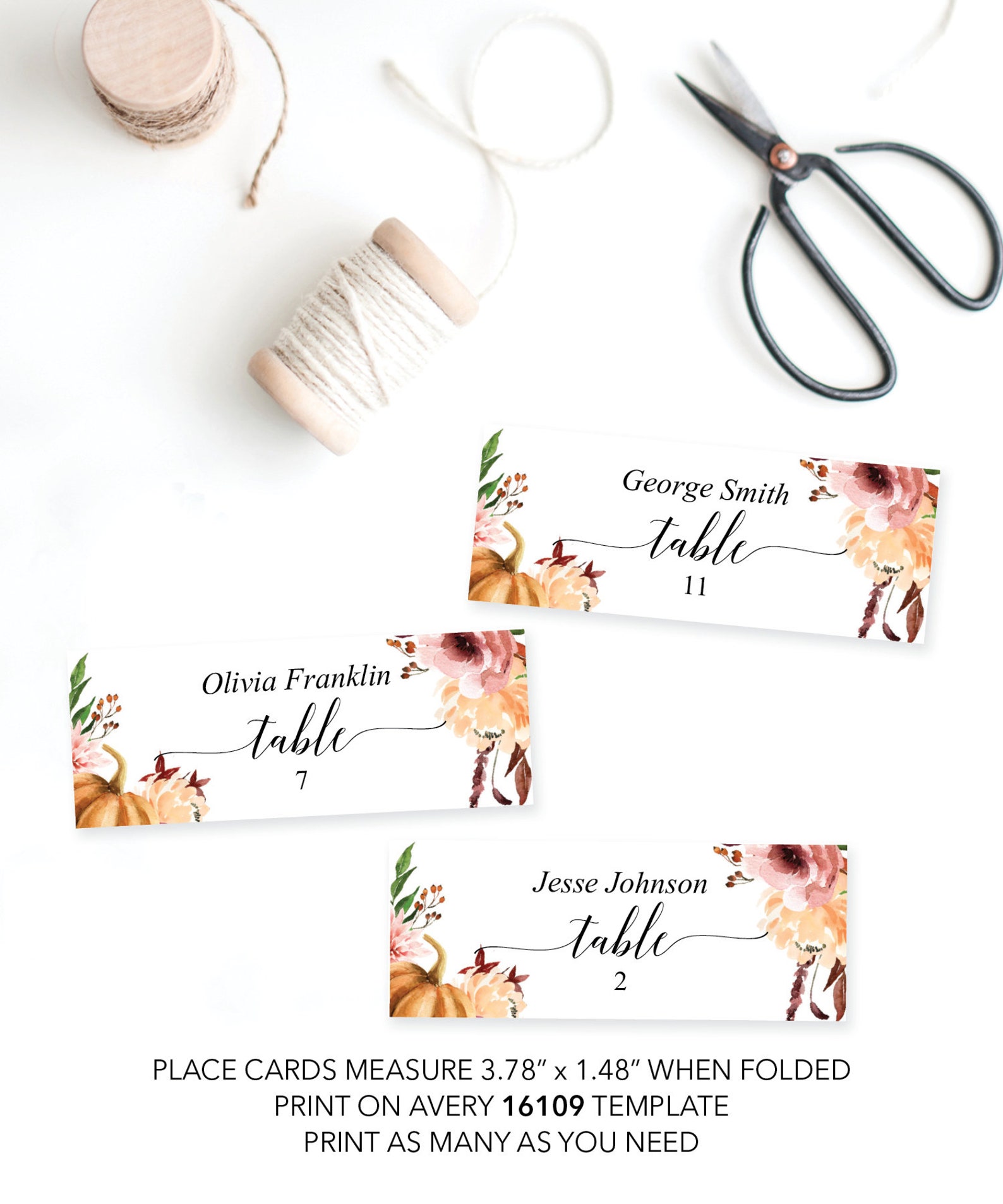 fall-place-card-printable-template-avery-16109-wedding-etsy