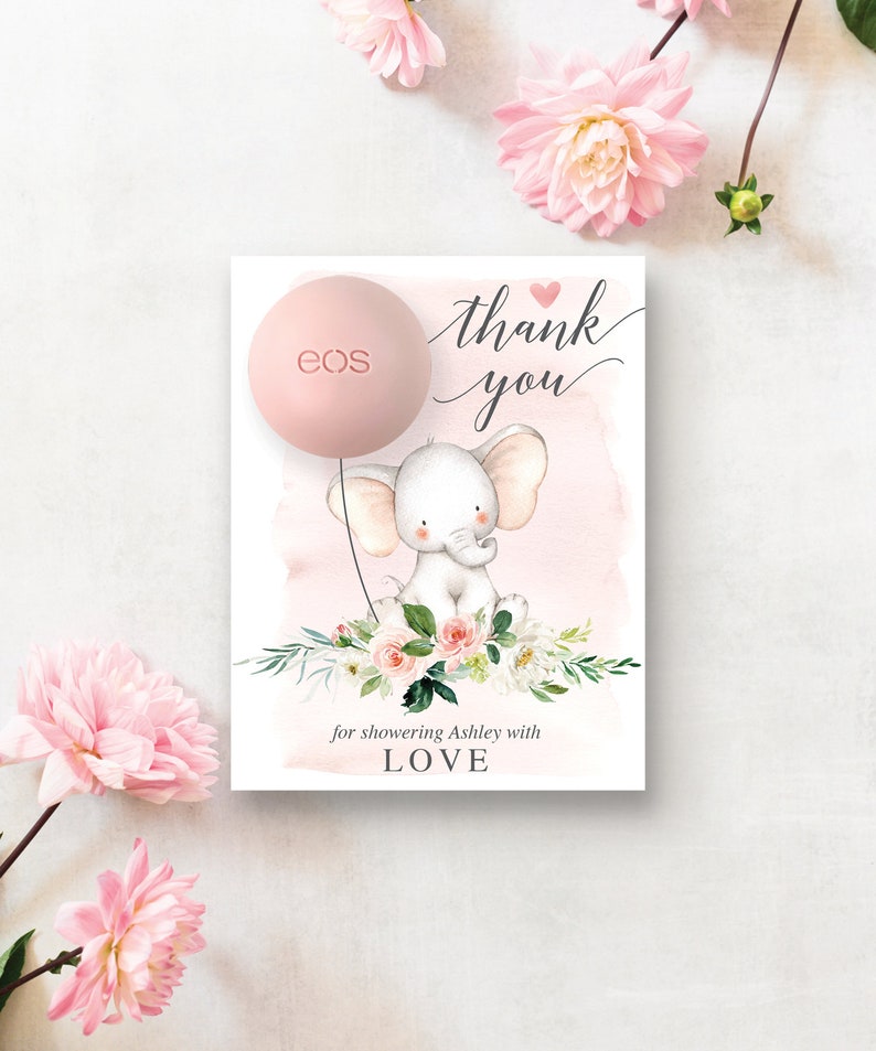 lip balm baby shower favors