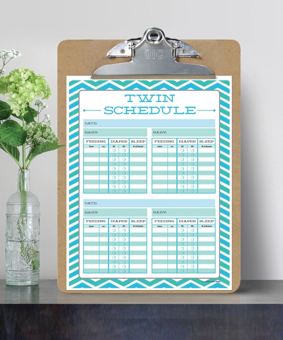 Twin Schedule - Twin Feeding Schedule - Breast Feeding Schedule - Baby ...