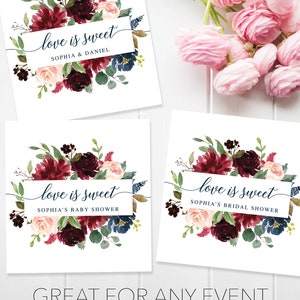 Printable Chocolate Bar Wrapper - Bridal Shower Favors - Candy Bar ...