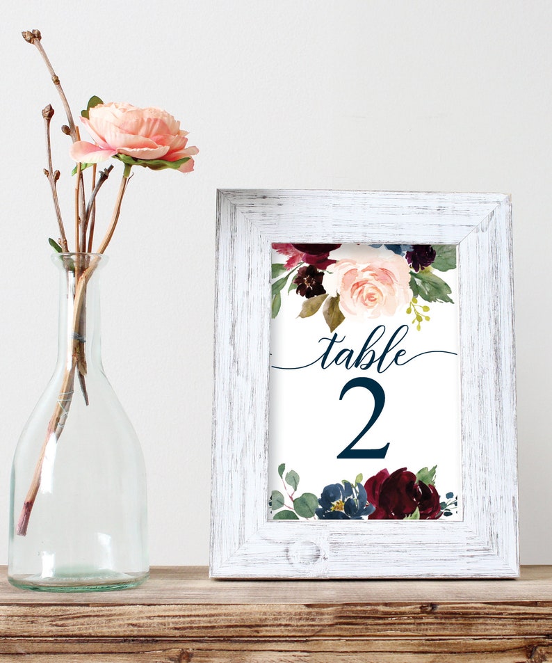 table numbers wedding table numbers 4x6 wedding table etsy