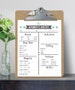 Instant Download - Nanny Notes - Child Care Provider Notes - Baby's Schedule - Baby Feeding Schedule - Toddler Schedule - print at home 