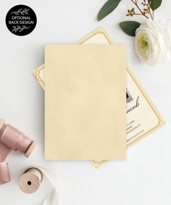 Blank 50th Anniversary Stationery