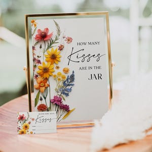 Hoeveel kussen spelsjabloon, boho-vrijgezellenfeestspel, kussenspel, bord en kaarten, bloemen vrijgezellenfeestdecor, afdrukbaar, geperste bloemen