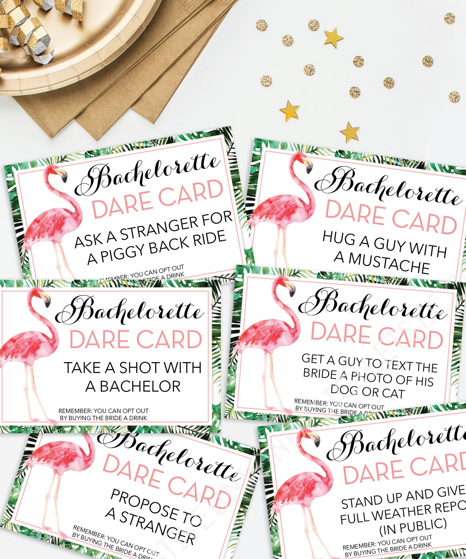 Dare to Do it Bachelorette Activity Cards – Nashlorette Store