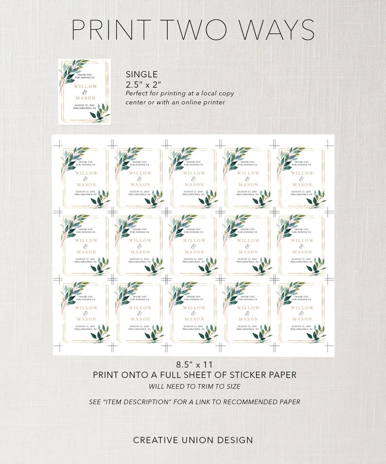 Mini Wine Bottle Labels Wedding Favors Printable Labels - Etsy