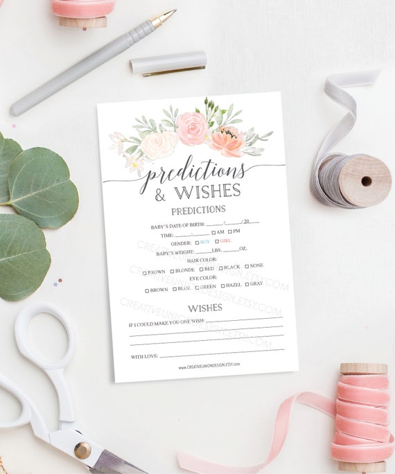 Baby Predictions Wishes For Baby Girl Baby Shower Game Predictions Baby Predictions Wishes For Baby Girl Baby Shower Game Predictions
