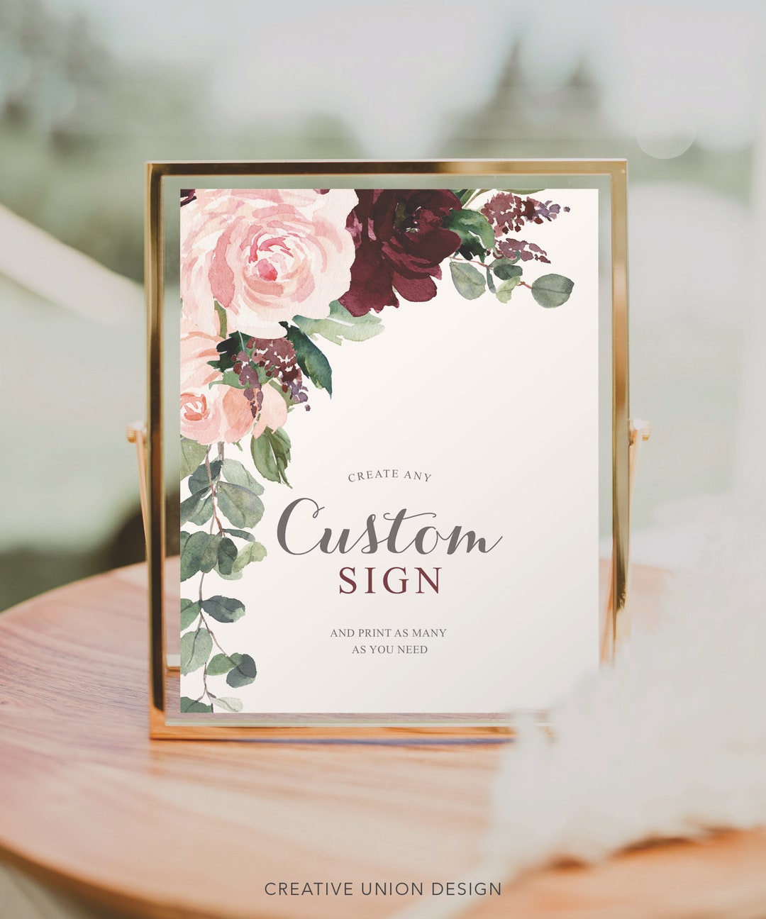 Custom Bridal Shower Sign Template, Editable Sign, Bridal Tea, Favors ...