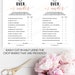 Over or Under Bachelorette Party Game Printable Bachelorette Game Rose ...
