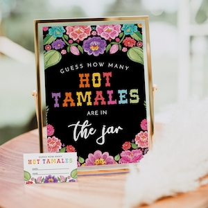 Guess How Many Hot Tamales Game, Fiesta Baby Shower, Taco Bout A Baby, Party Decorations, Baby Shower Game, Fiesta, Mexican, Candy Jar Game