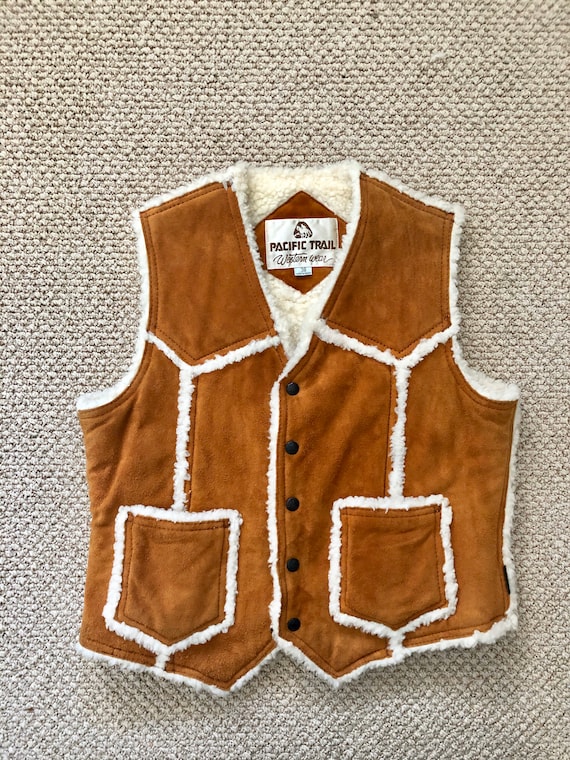 Cow Hide Pacific Trail Vest - image 1