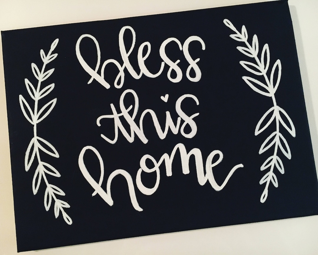 Sign Lettering Over Canvas Custom Hand Lettering on 8x10 Canvas - Etsy