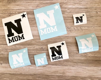 Naval Academy Mom Vinyl Decal: USNA Car, Laptop Sticker