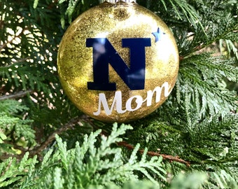 N* Proud NAVY, Navy Family Christmas Tree Ornament, Navy Mom, USNA, Go Navy, Naval Academy Ornaments, Navy Sea Sister Gift