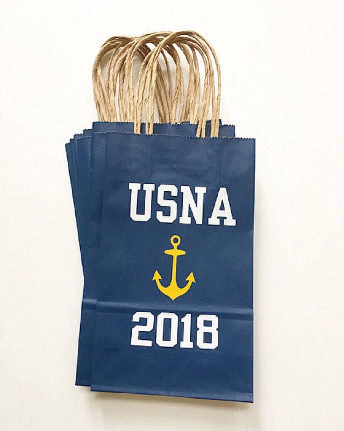 Personalized Gift Tag USNA Commissioning Week Gift Bag Etsy