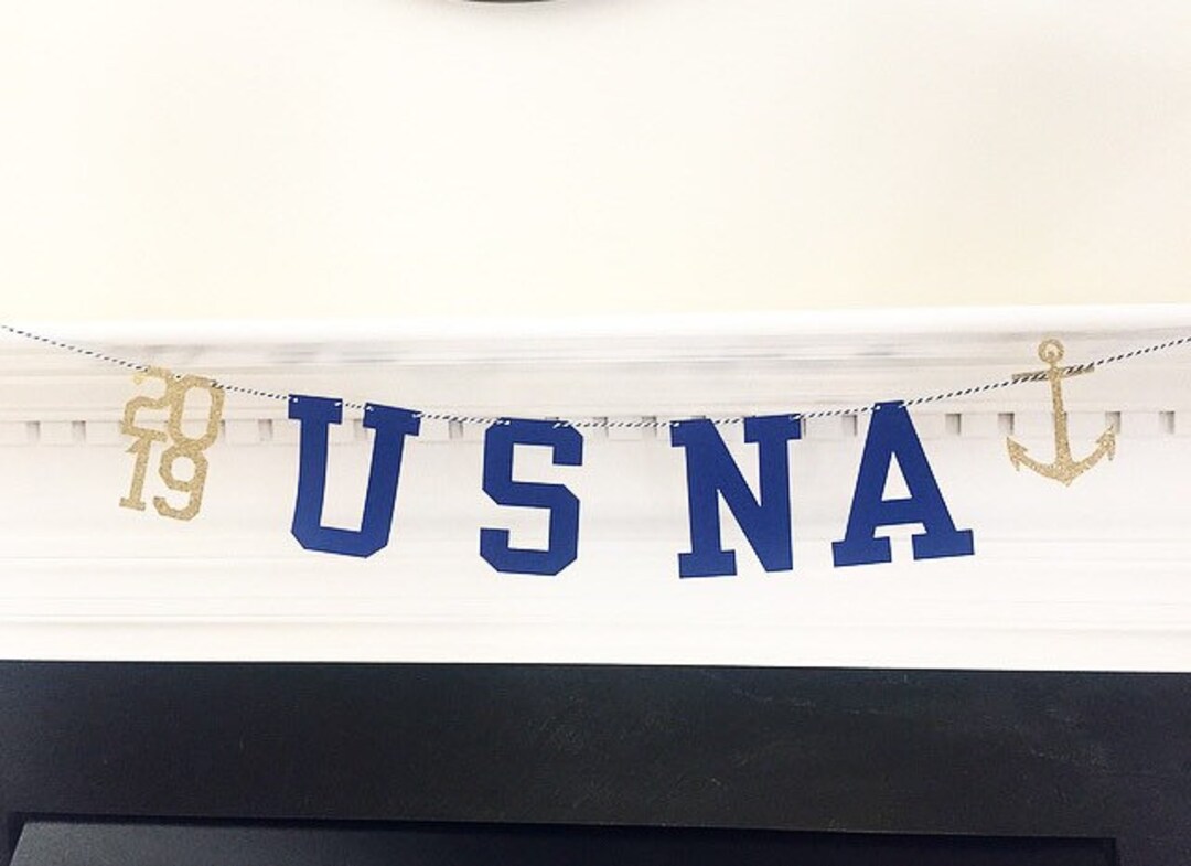 USNA Paper Banner, Graduation, Navy Graduation, Commissioning Week