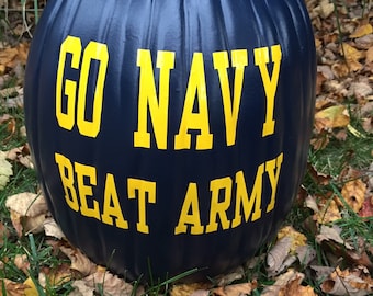Go Navy Beat Army decals, Halloween decals, USNA spirit, NAVY family, Anchor vinyl decal, Personalized, Navy Mom